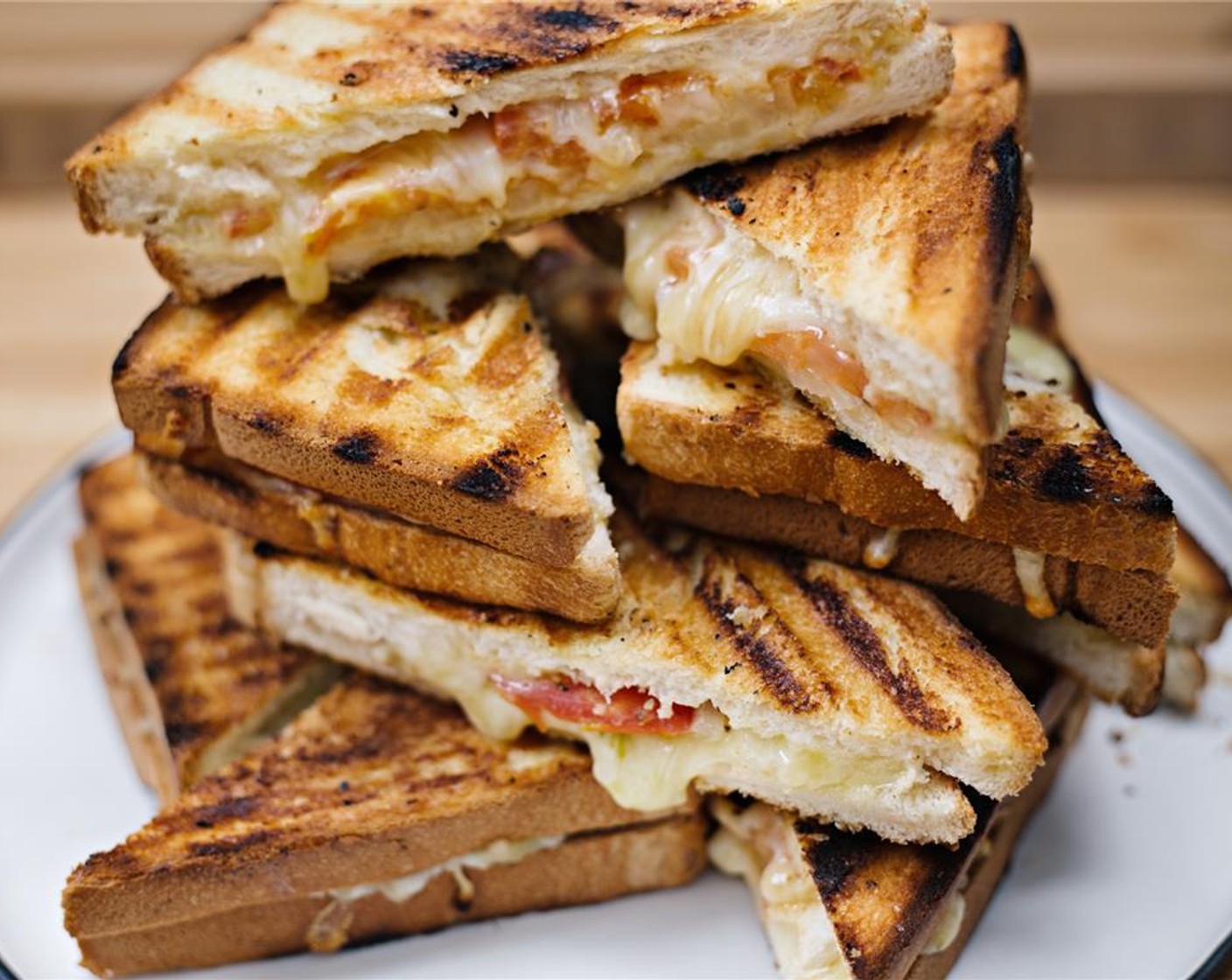 step 11 Remove from the grill, slice diagonally in half and pile high on a serving plate. Serve immediately and enjoy!