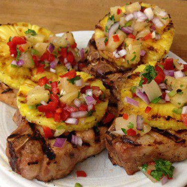 Hawaiian Style Pork Chops Recipe | SideChef