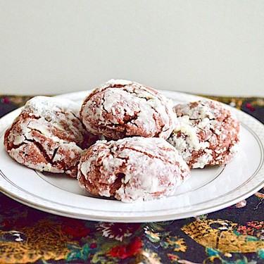 Red Velvet Crinkle Cookies Recipe | SideChef