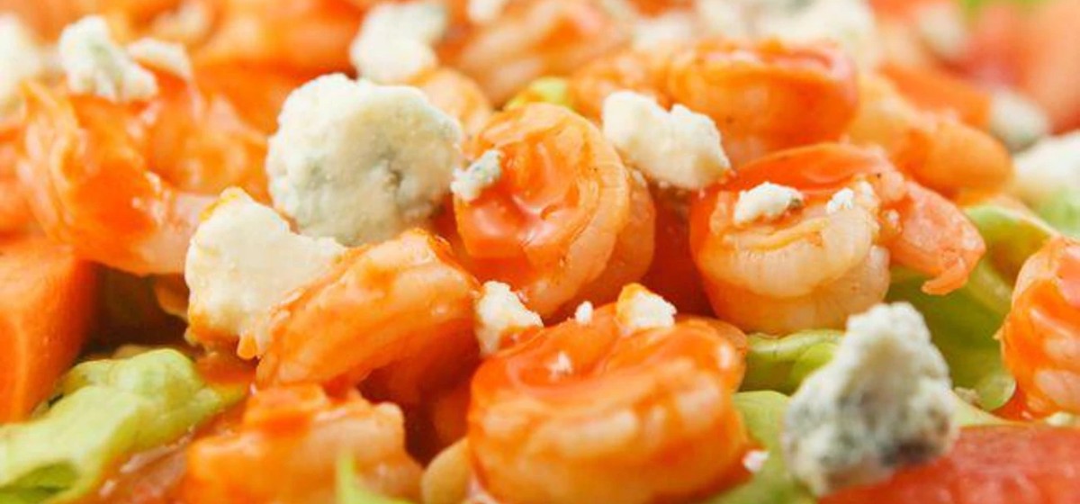 Buffalo Shrimp Salad Recipe | SideChef