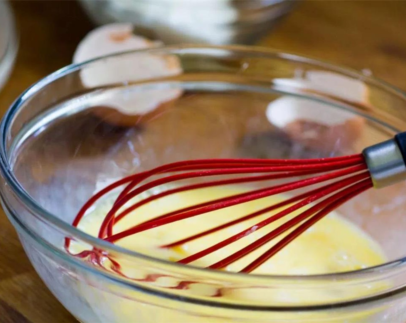 step 2 In another small bowl, whisk Farmhouse Eggs® Large Brown Eggs (2) together lightly until they're a uniform color. Add in half of the Fresh Dill (1/2 Tbsp).