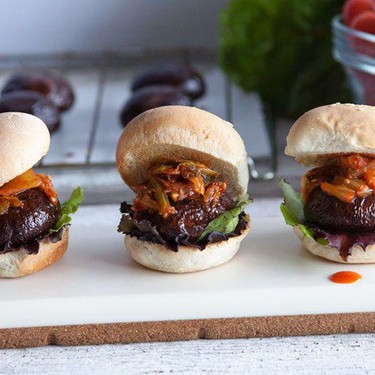 Portobello Mushroom Sliders Recipe | SideChef