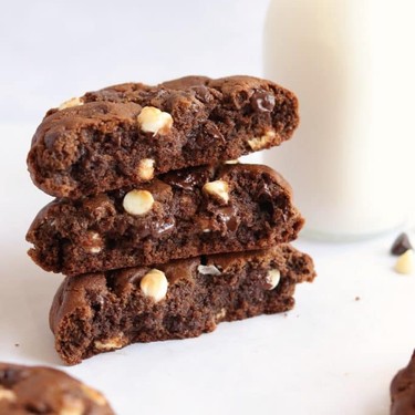 Thick Triple Chocolate Cookies Recipe | SideChef