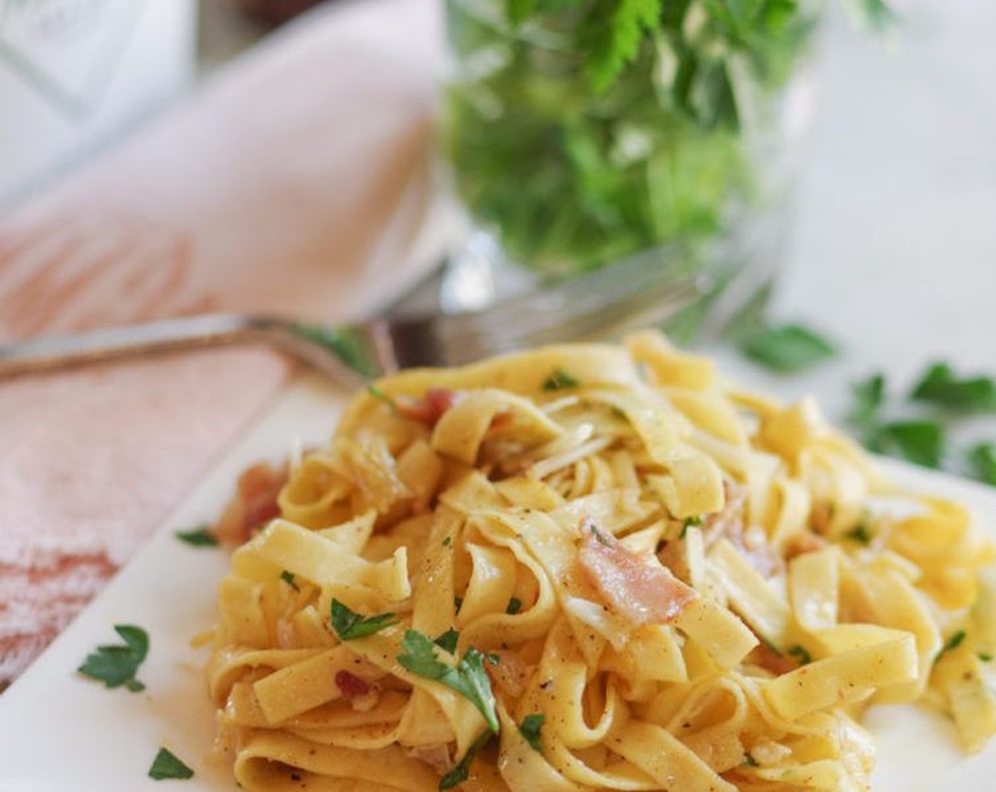 Fettuccini Carbonara