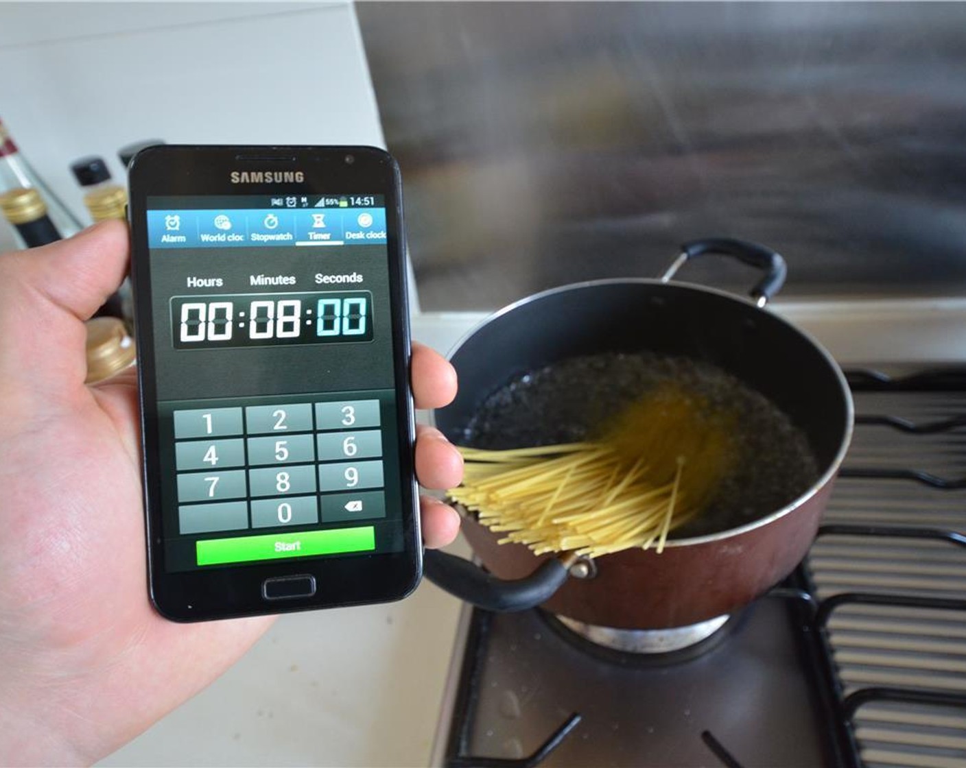 step 3 Cook the Spaghetti (140 g) according to package instructions and drain.