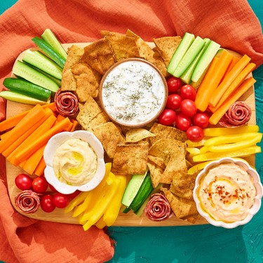 Mediterranean-Inspired Crudité Board Recipe | SideChef