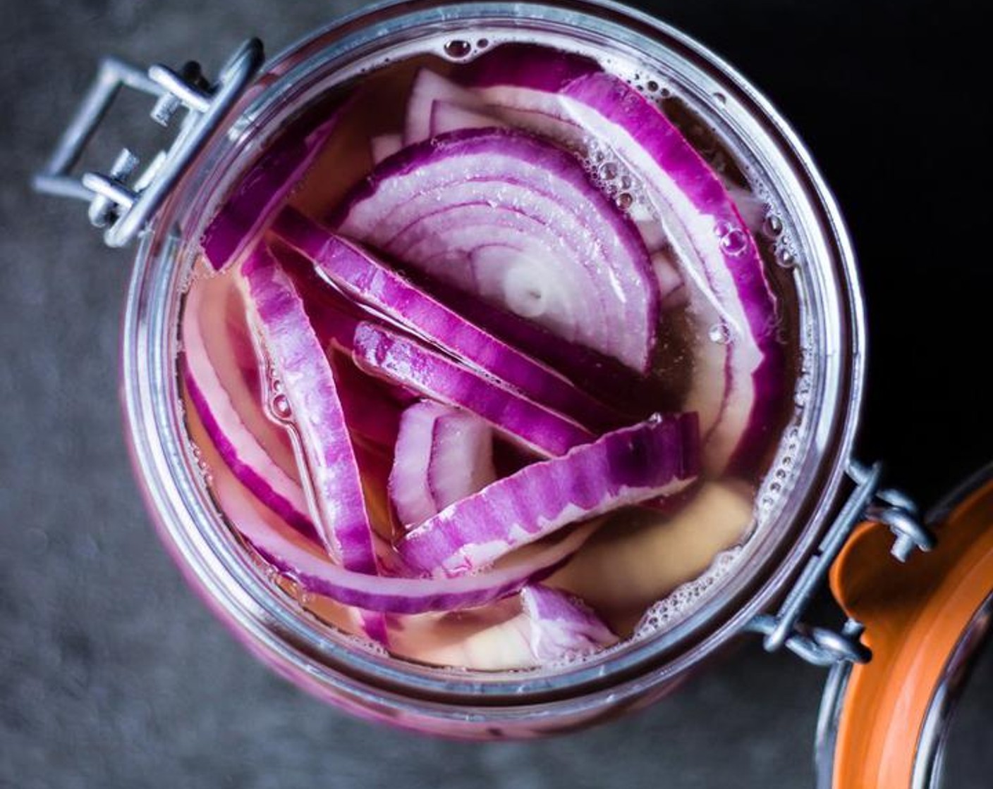 step 1 Start by placing the Red Onion (1) in a heat safe jar.