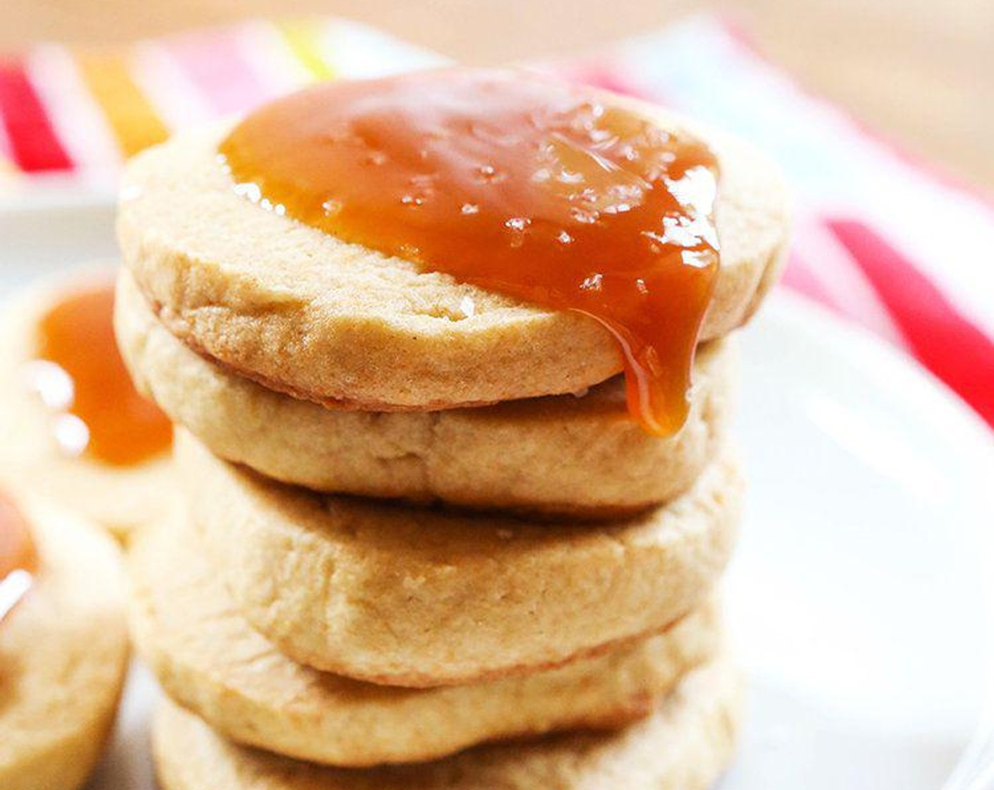 Salted Caramel Refrigerator Cookies