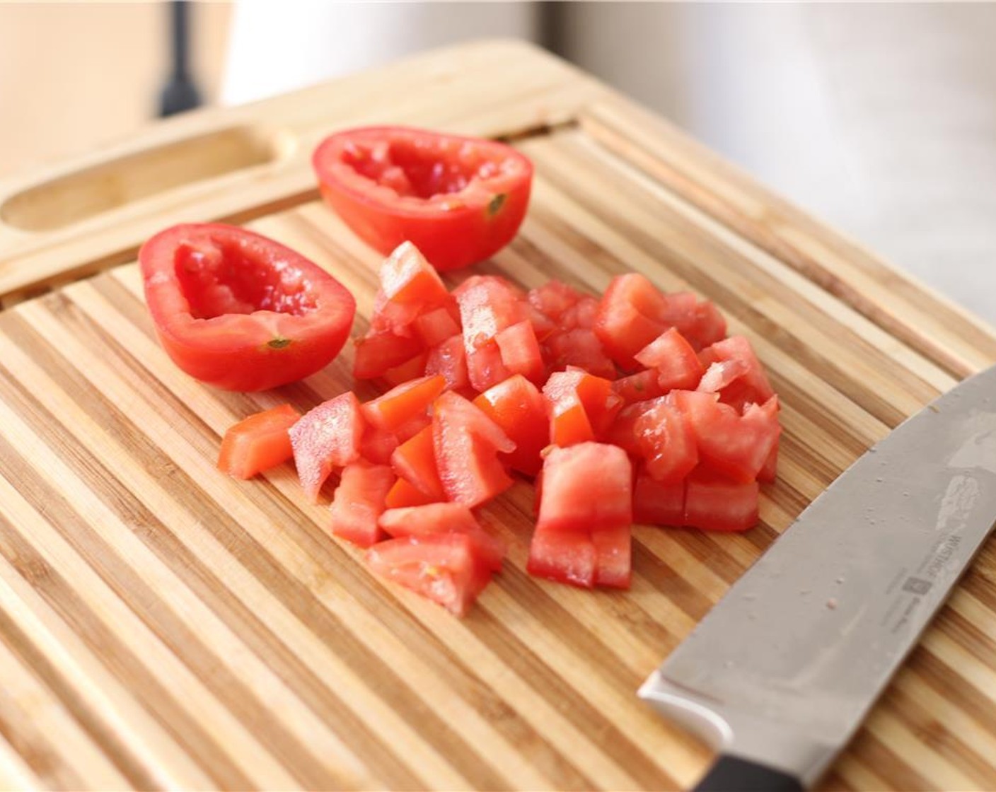 step 3 Deseed and dice Roma Tomatoes (2).