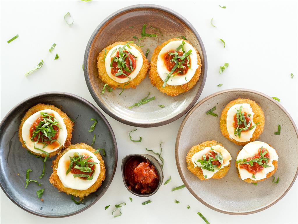 Fried Green Tomato Caprese Recipe | SideChef