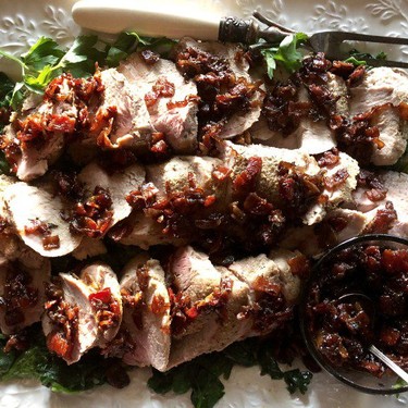 Pork Tenderloin with Bacon-Maple Dressing Recipe | SideChef