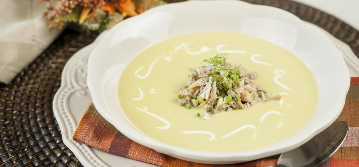Chilled Corn and Crab Soup Recipe | SideChef