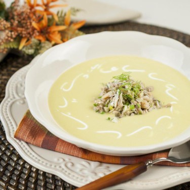 Chilled Corn and Crab Soup Recipe | SideChef