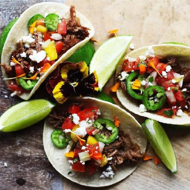 Barbacoa Street Tacos with Mango Pico De Gallo Recipe | SideChef