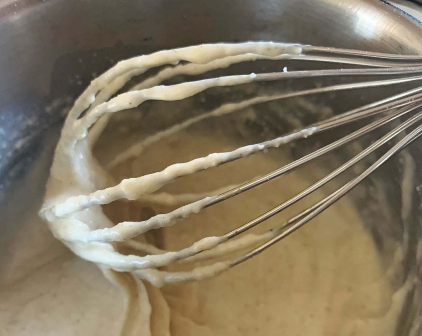step 2 Whisk until smooth and bring to a gentle boil on low heat, stirring constantly until it gets creamy. It will take 2 minutes!