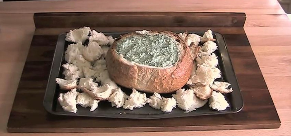 Spinach Dip Cob Loaf Recipe SideChef
