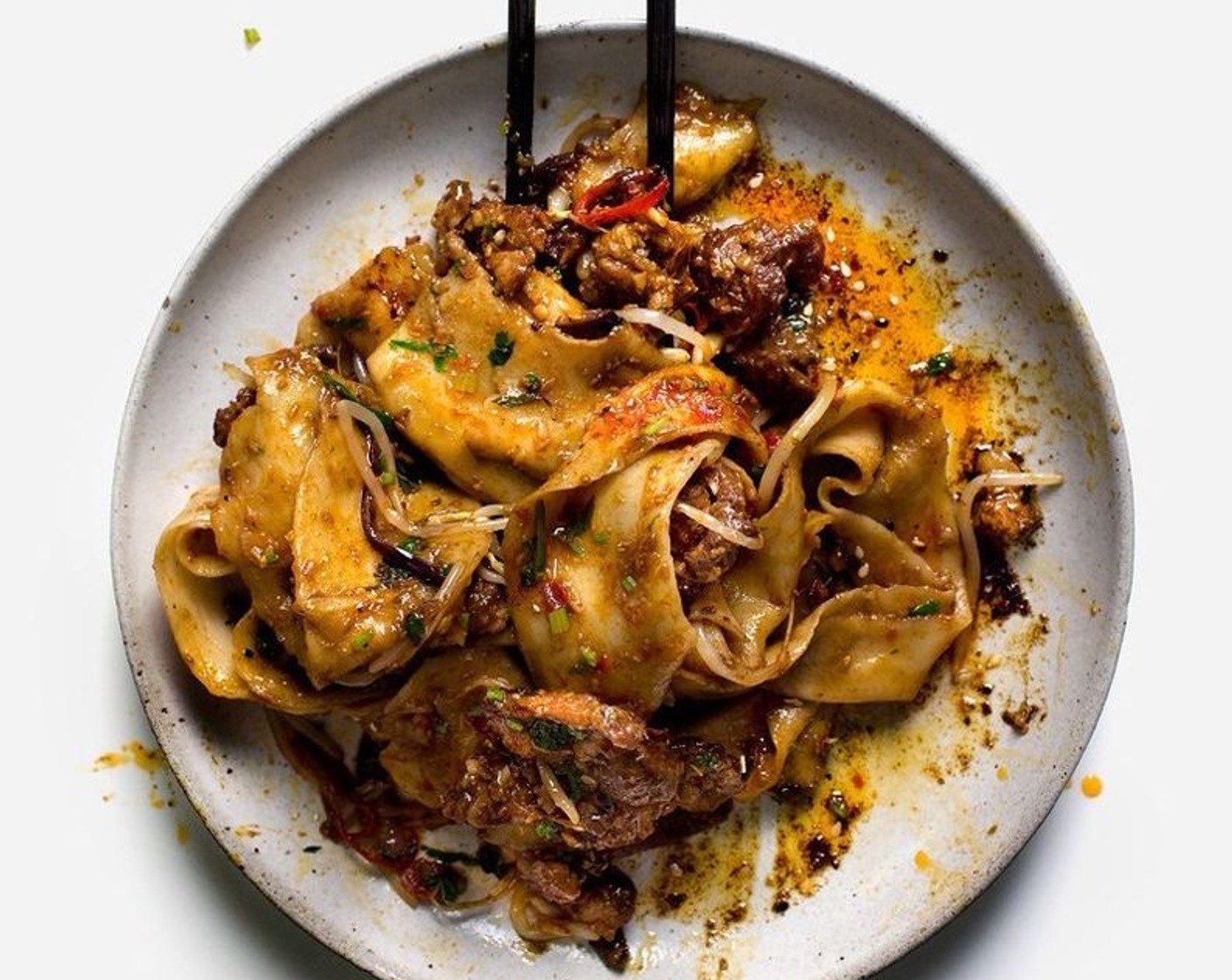 Spicy Cumin Lamb Hand-Smashed Noodles