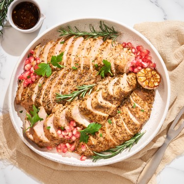 Oven-Roasted Turkey Breast with Mustard Maple Glaze Recipe | SideChef