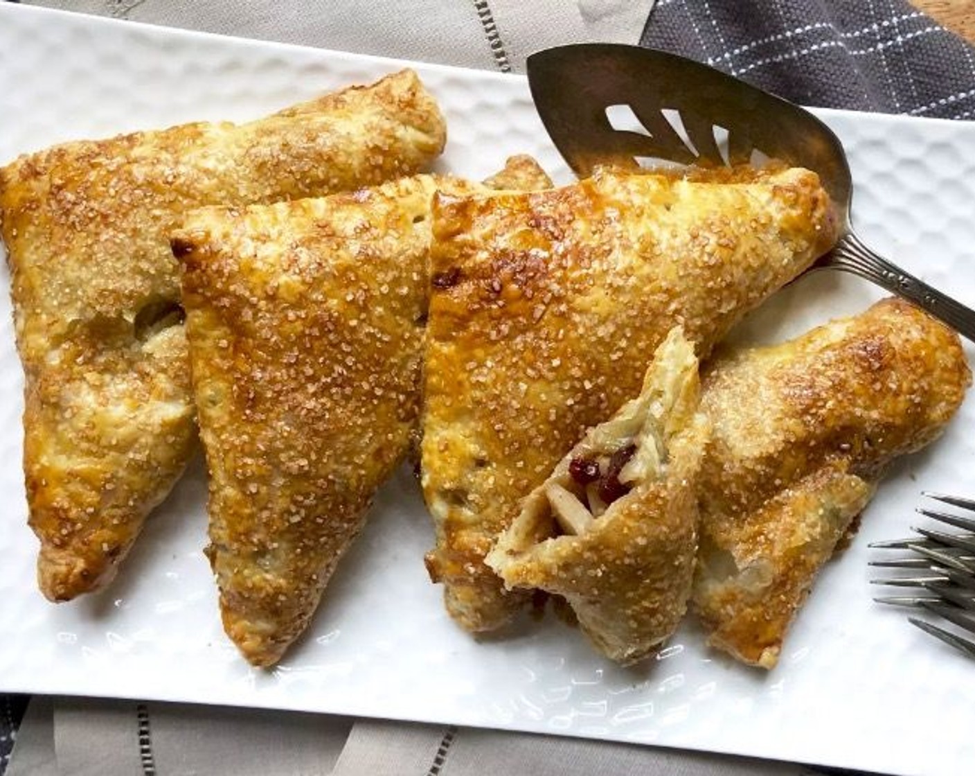 Pear and Cranberry Turnovers