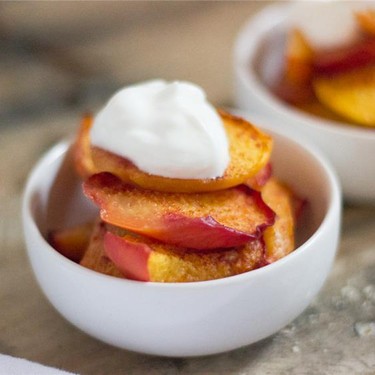 Baked Cinnamon Peaches Recipe | SideChef