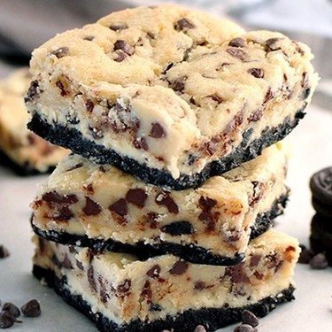 Oreo Cheesecake Cookie Dough Bars Recipe | SideChef