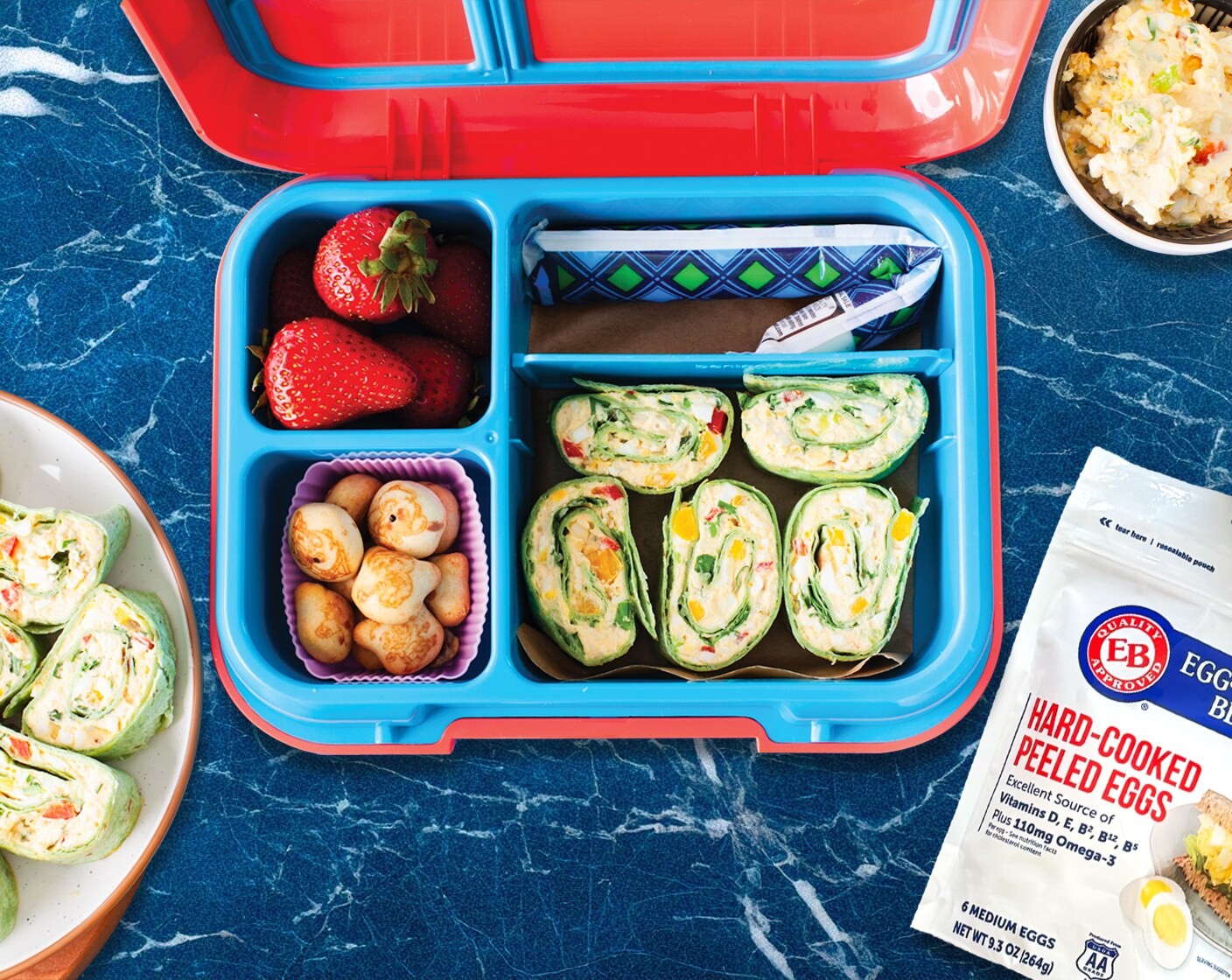 Egg and Veggie Pinwheels