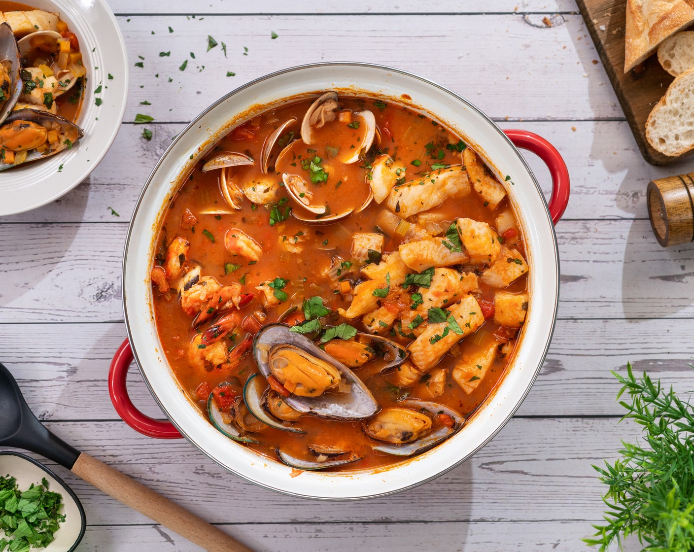 One Pot Spicy Seafood Stew