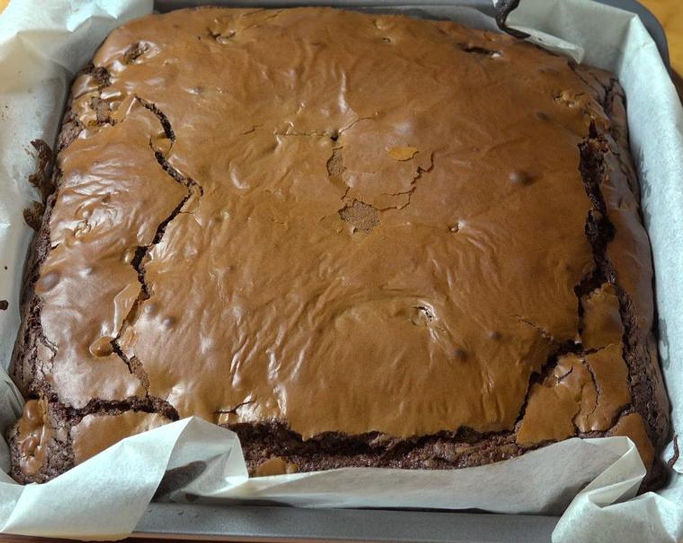 step 7 Allow brownies to cool in pan for 15 minutes.