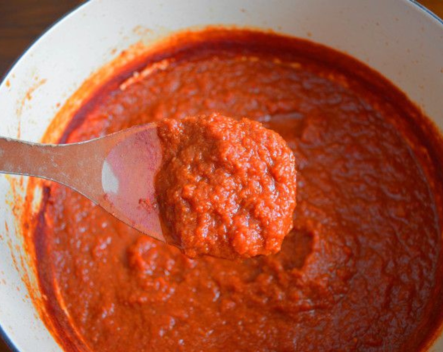 step 6 Remove the herb bundle and take the pot off of the heat. Use it immediately or allow it to cool before portioning it out into containers. This recipe yields 6 cups, and 3 cups is usually the perfect amount for a pound of pasta. Serve and enjoy!