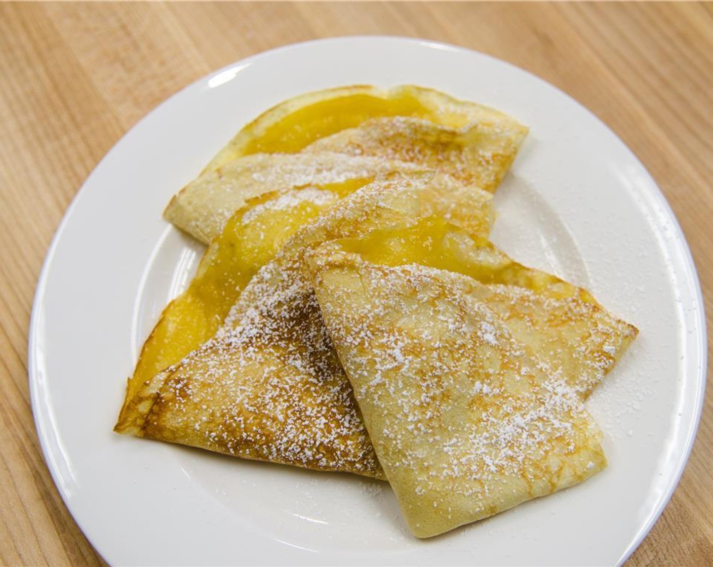 step 10 Spread with your favorite fillings and roll or fold into a wedge to serve. Dust with Powdered Confectioners Sugar (to taste).