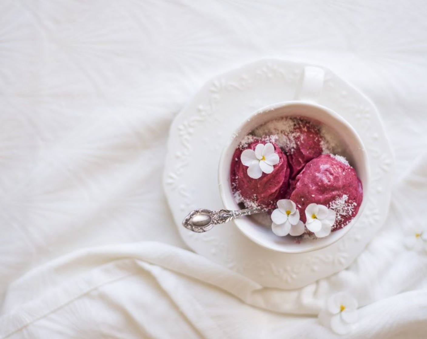 Raspberry Coconut Nice Cream