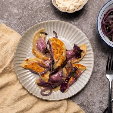Vegan Savory Ube Dumplings Recipe | SideChef