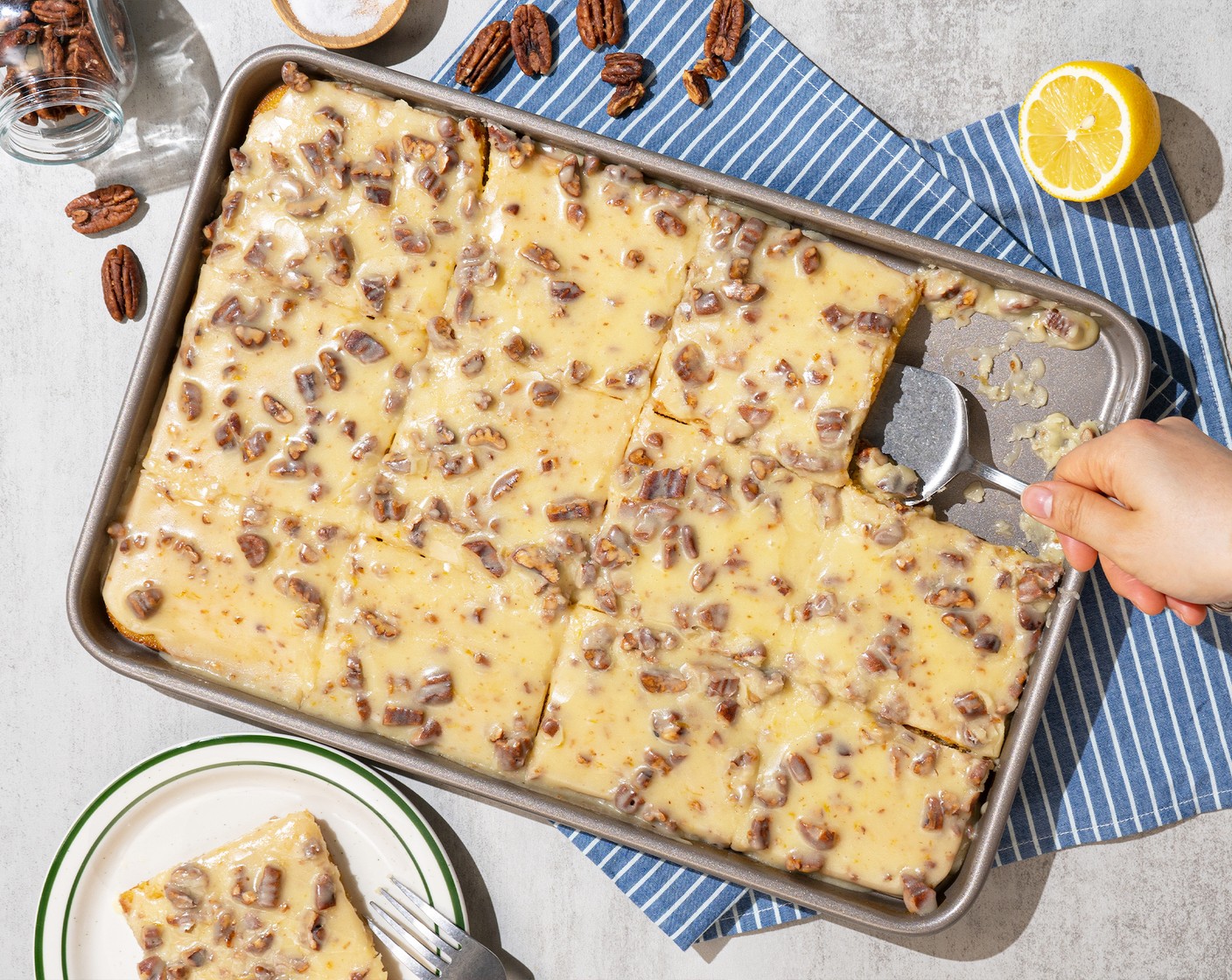 White Texas Sheet Cake