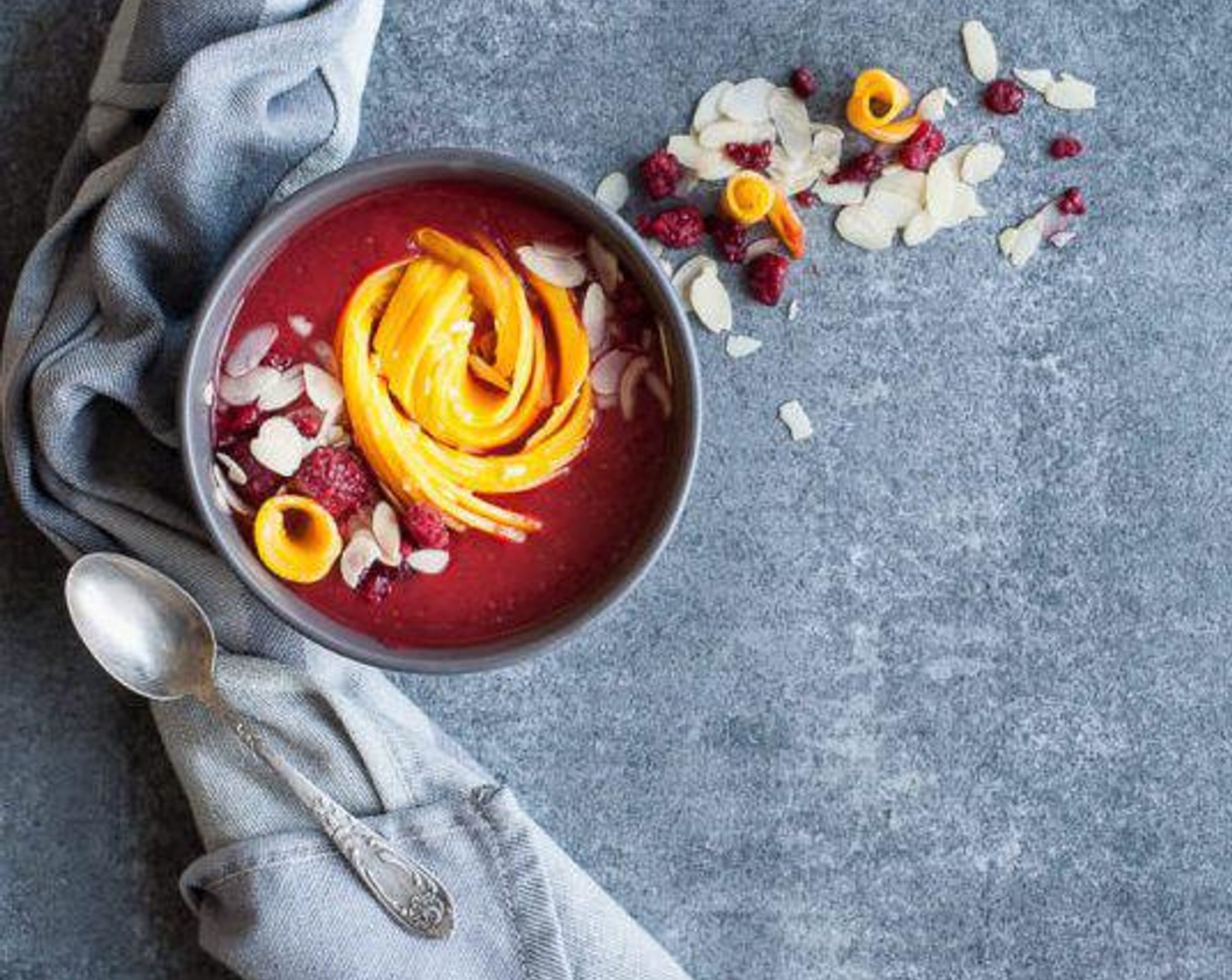 Mango Raspberry Smoothie Bowl