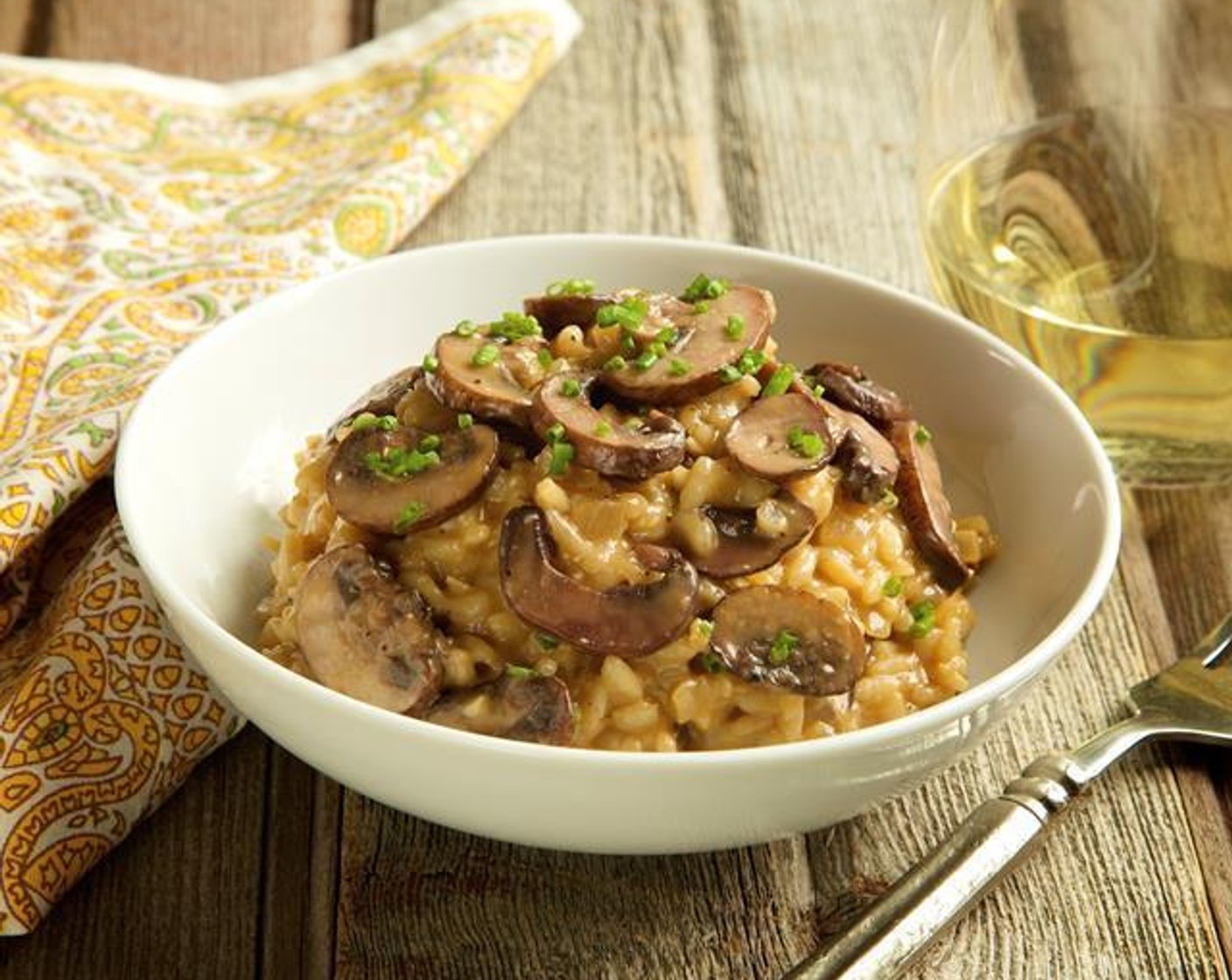 Low-Maintenance Risotto with Crimini Mushrooms