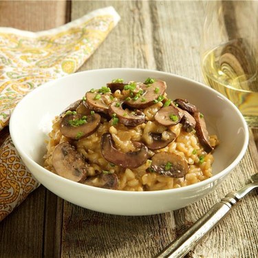 Low-Maintenance Risotto with Crimini Mushrooms Recipe | SideChef