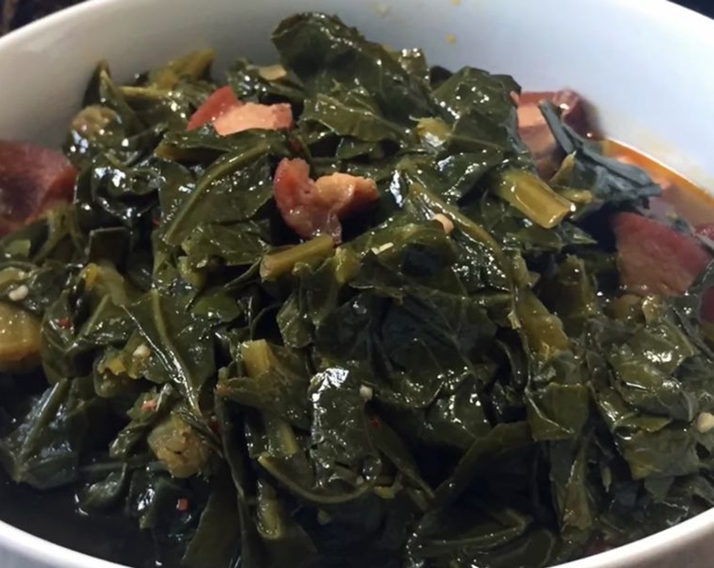 Pressure Cooker Southern Collard Greens