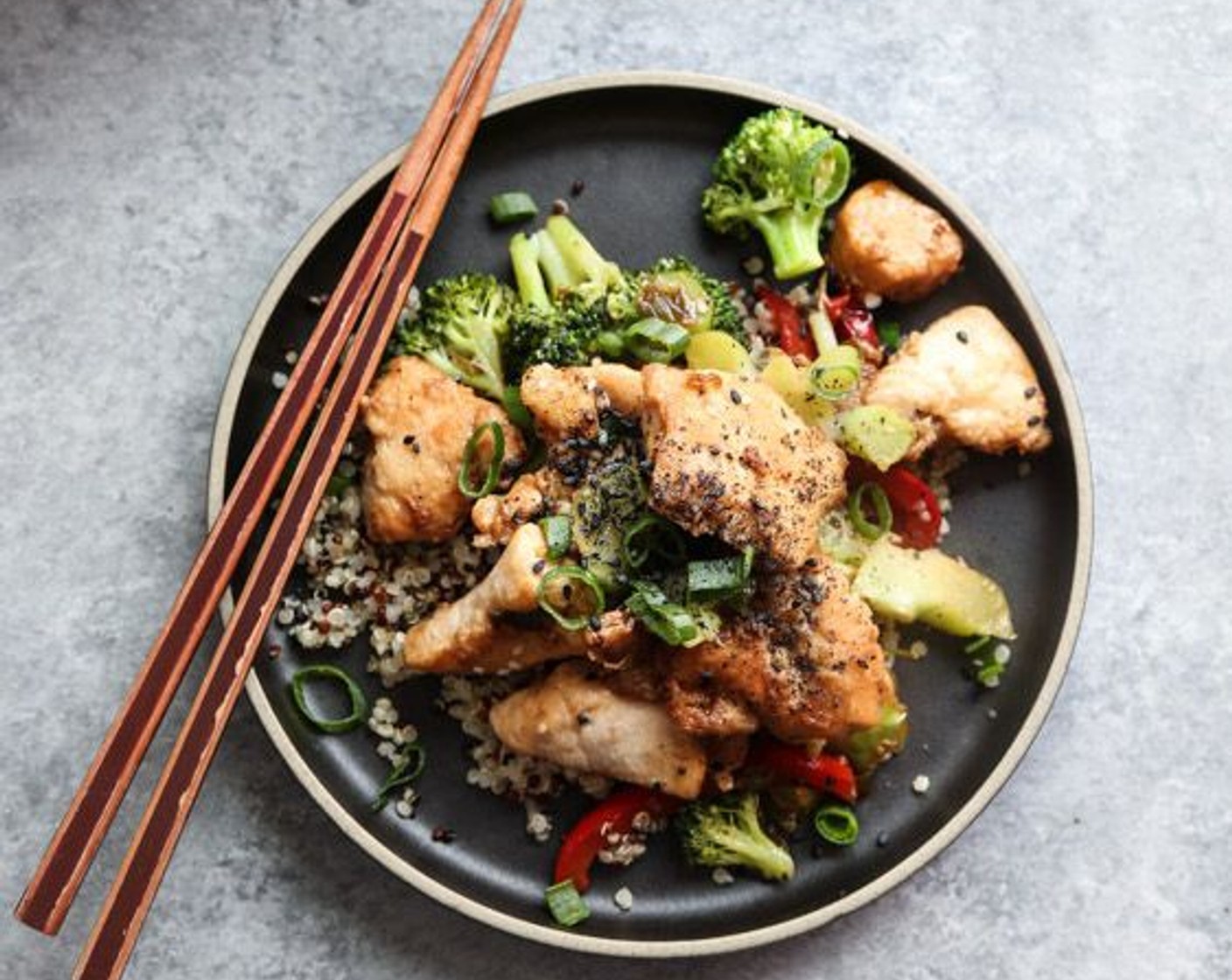 Sesame Chicken with Broccoli