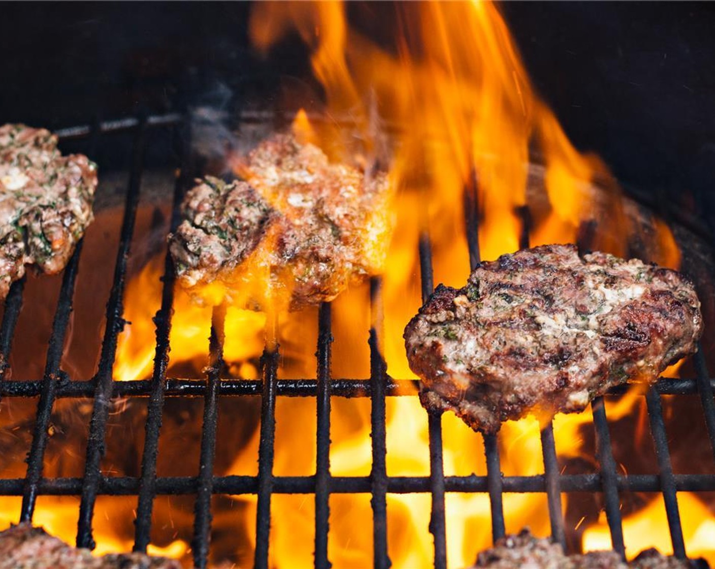 step 7 Heat your grill to medium high heat. Put the patties on the grill and cook uncovered for 5 minutes. Flip when necessary and cook for another 5 minutes-do not press the patties as they cook or you will loose all the juices!