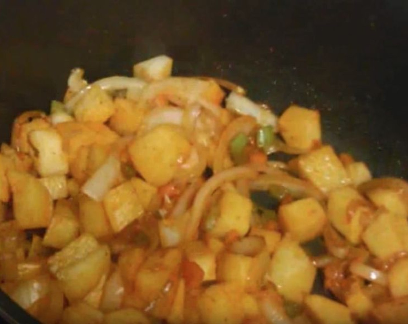 step 2 Add Garlic (1 Tbsp), Potatoes (6), Salt (1 tsp), Ground Black Pepper (1/2 tsp), Paprika (1 Tbsp), and Simply Organic Garlic Powder (1 Tbsp). Stir well.