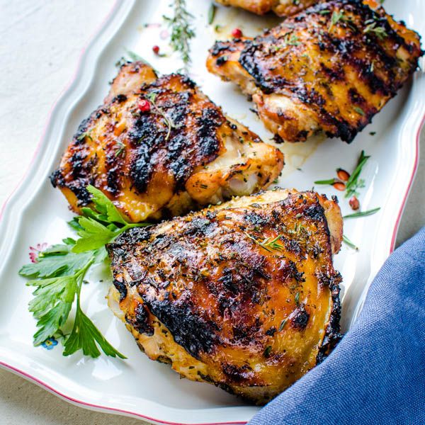 Grilled Chicken Thighs with Herb Dry Rub Recipe | SideChef