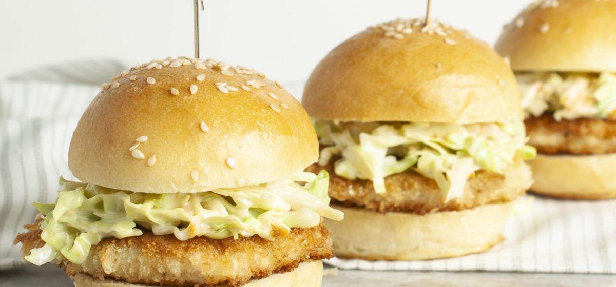 Crispy Chicken Sliders with Wasabi Slaw Recipe | SideChef