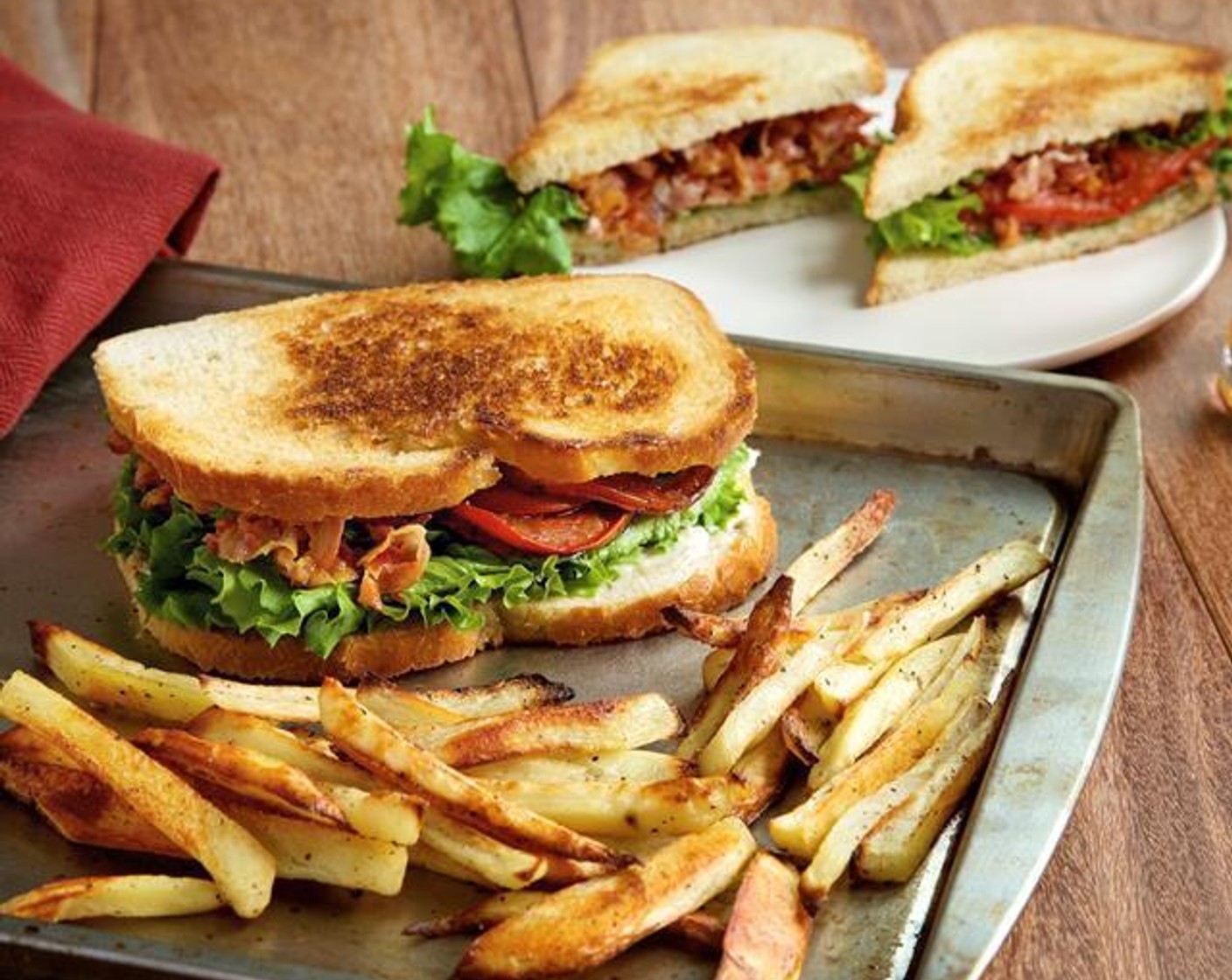 Swanky BLT with Oven-Roasted French Fries