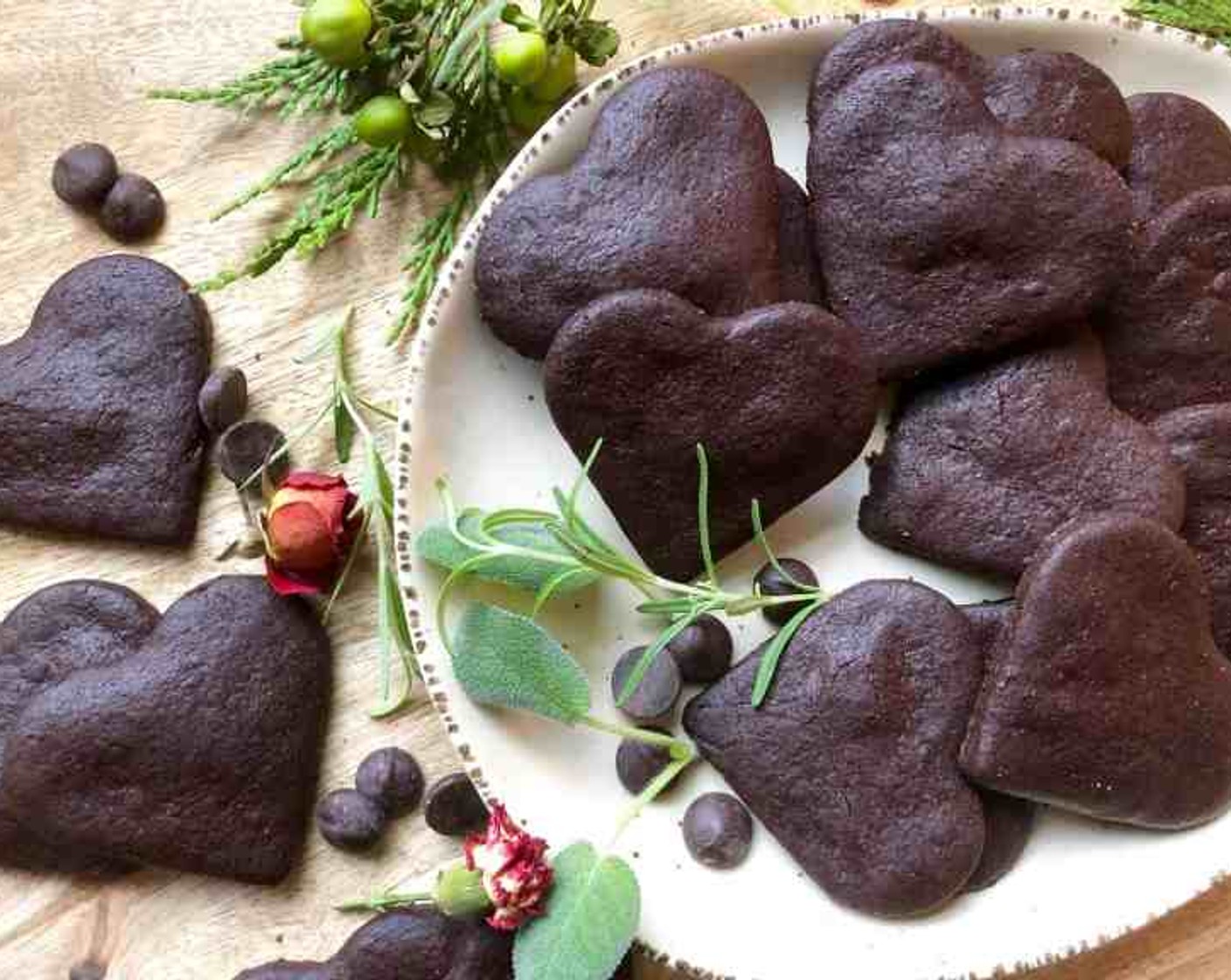 Dark Chocolate Wafer Cookies