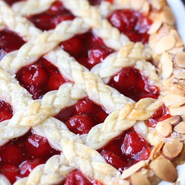 Cherry Almond Pie Recipe | SideChef