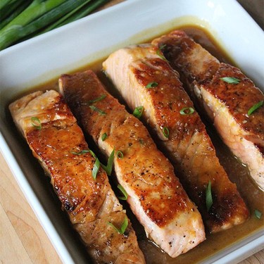 Maple & Ginger Glazed Salmon Recipe | SideChef