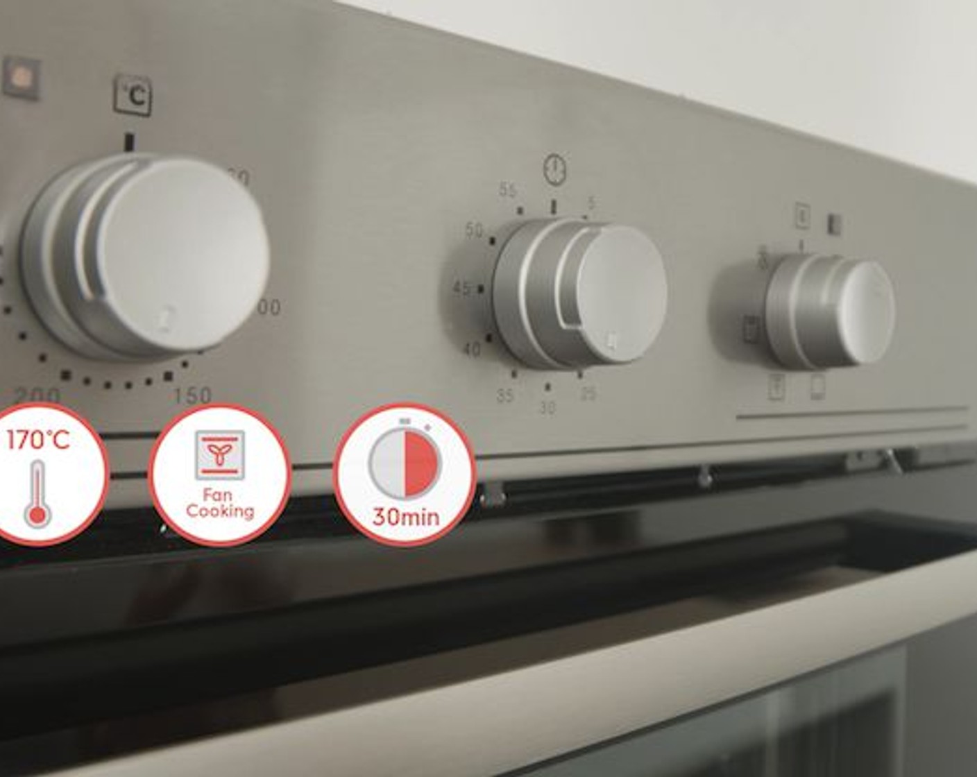 step 7 Bake at 340 degrees F (170 degrees C) with the Fan Cooking function. The heat in your Electrolux oven is distributed evenly, ensuring perfect results every time.