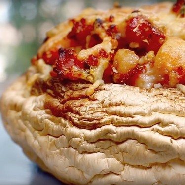 Garlic Bacon Stuffed Portobello Mushrooms Recipe | SideChef