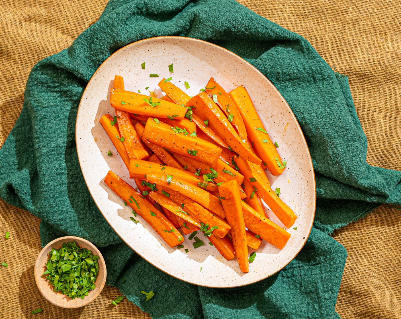 Maple Balsamic Glazed Carrots