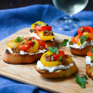 Pepperonata Bruschetta Recipe | SideChef